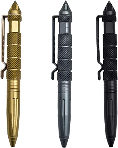 saijer Tactical Pen,3 Stück Taktischer Kugelschreiber 3 Farben...