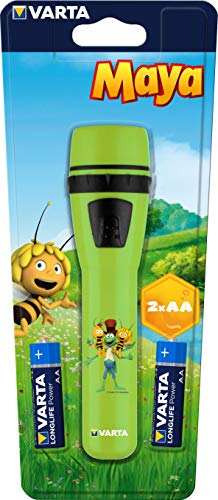 VARTA die Biene Maja Taschenlampe, geeignet für Kinder inkl. 2x Longlife...
